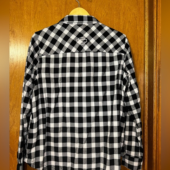 Harley Davidson Flannel Pullover, EUC, XXL - Picture 3 of 5